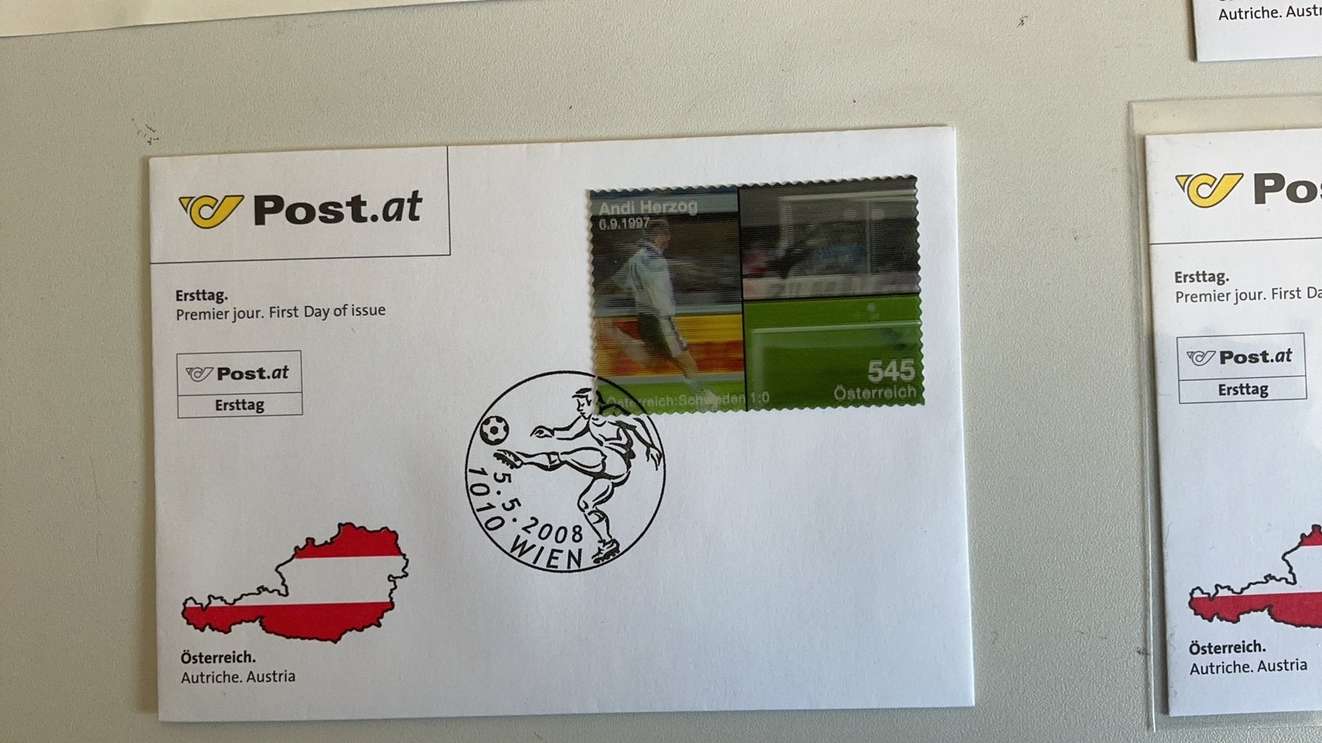 Voetbal, Oostenrijk, leuke brieven, Verzenden, Sport
