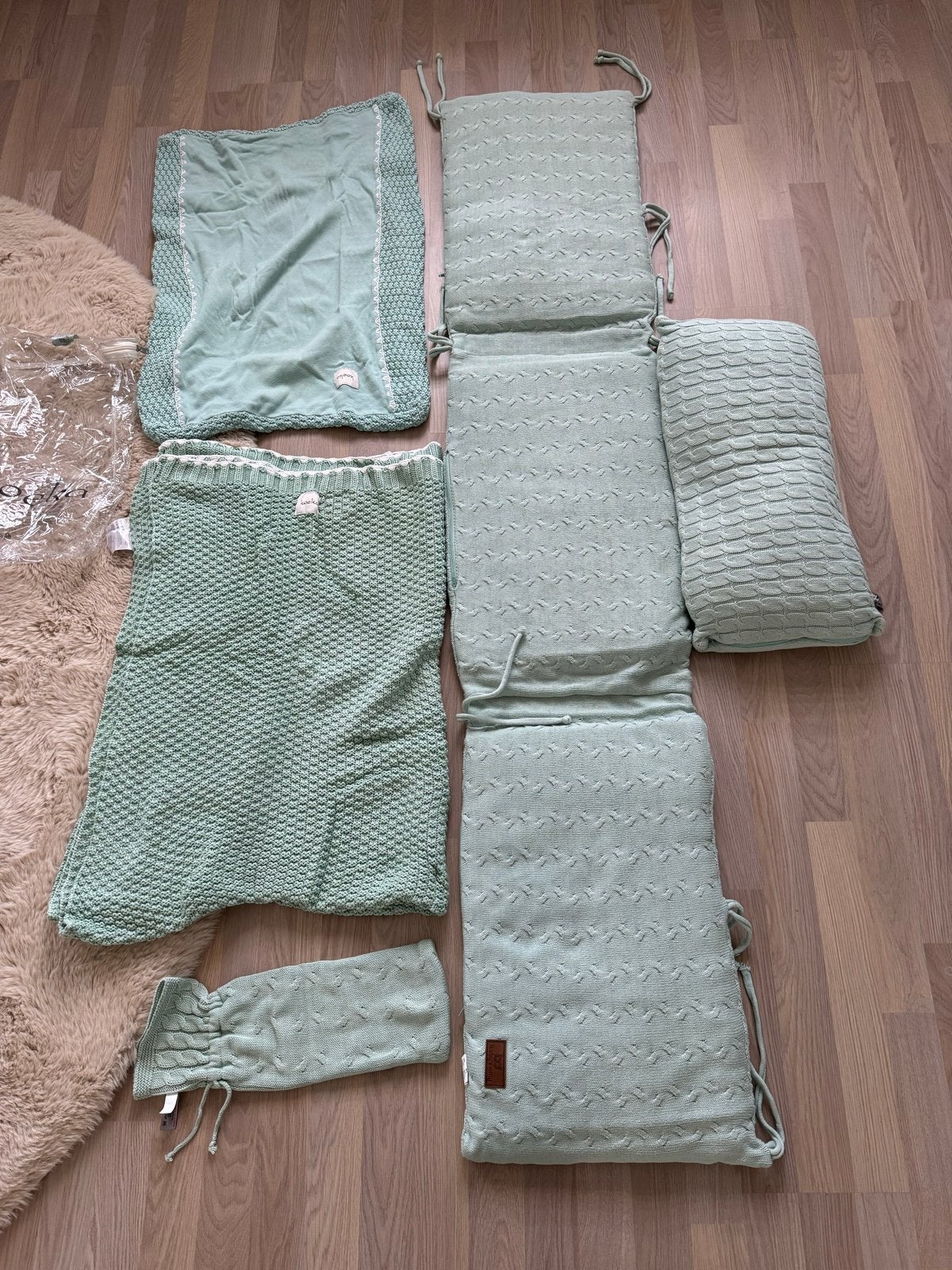 Koeka beddengoed set Valencia Mint 335, Eenpersoons, Beddengoedset, Katoen, Ophalen of Verzenden
