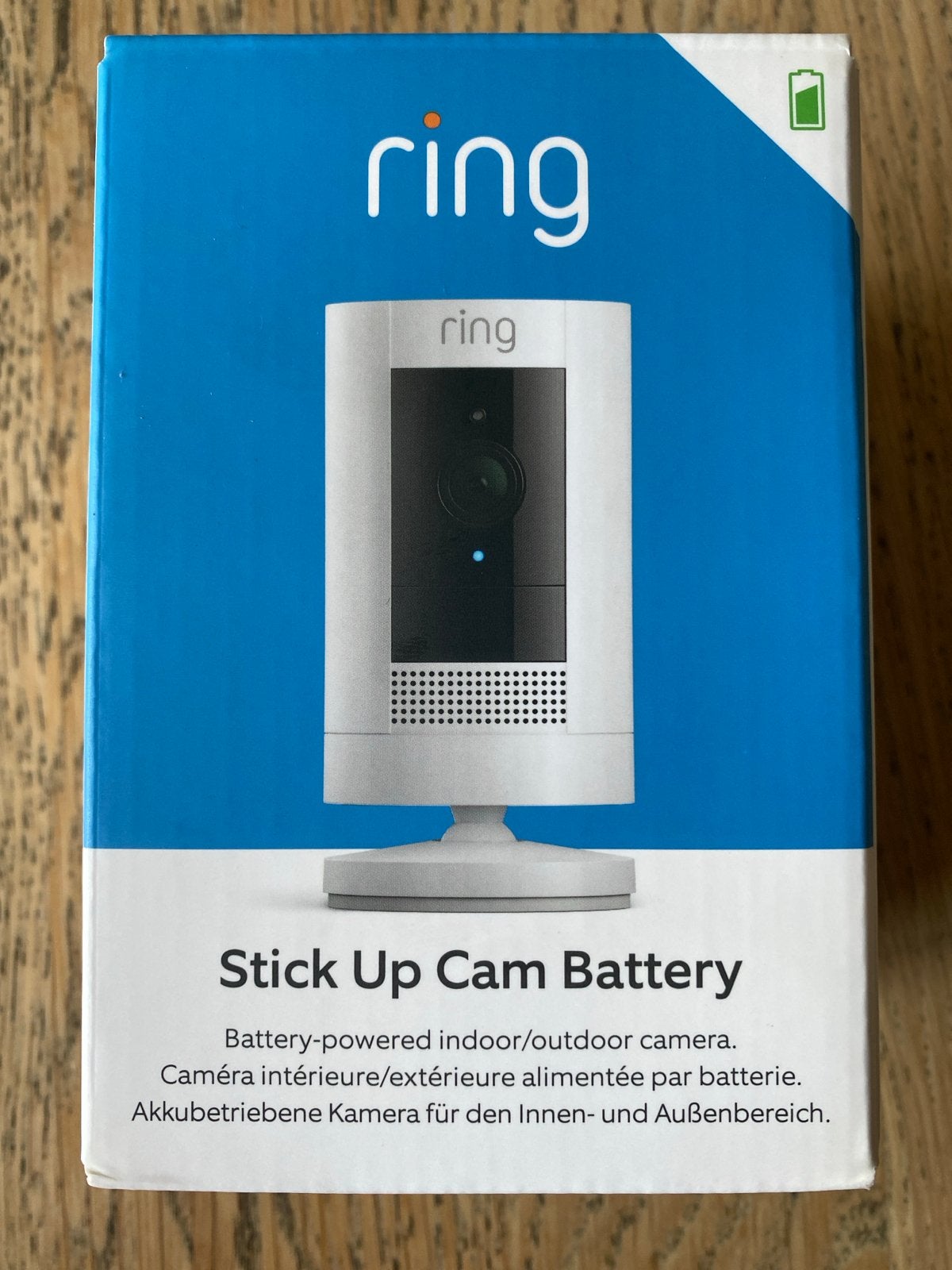 Ring Stick Up Cam Battery - Nieuw in doos, Audio, Tv en Foto, Videobewaking, Ophalen of Verzenden, Nieuw, Buitencamera