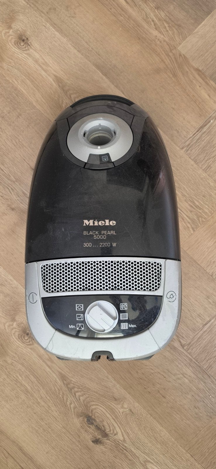 Miele Black Pearl 5000 stofzuiger (zonder slang/mondstuk), Stofzak, Gebruikt, Ophalen of Verzenden, Miele