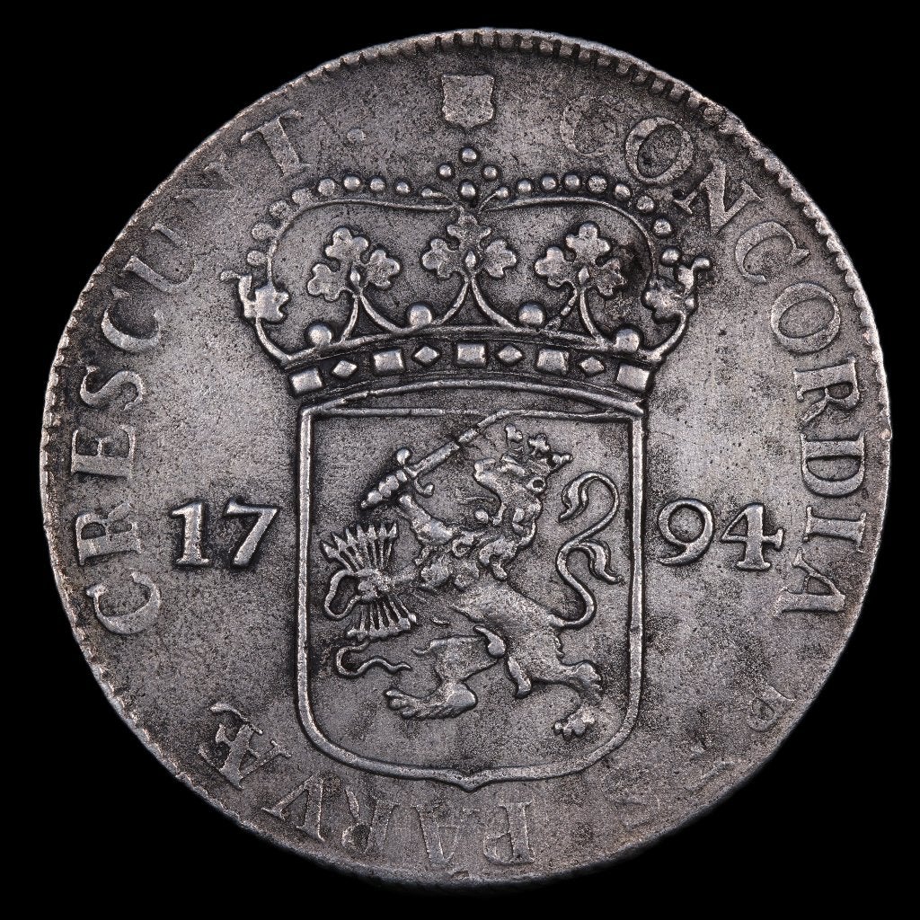 Zilveren Dukaat Utrecht. 1794. Zfr/ Pr., Vóór koninkrijk, Zilver, Losse munt, Overige waardes