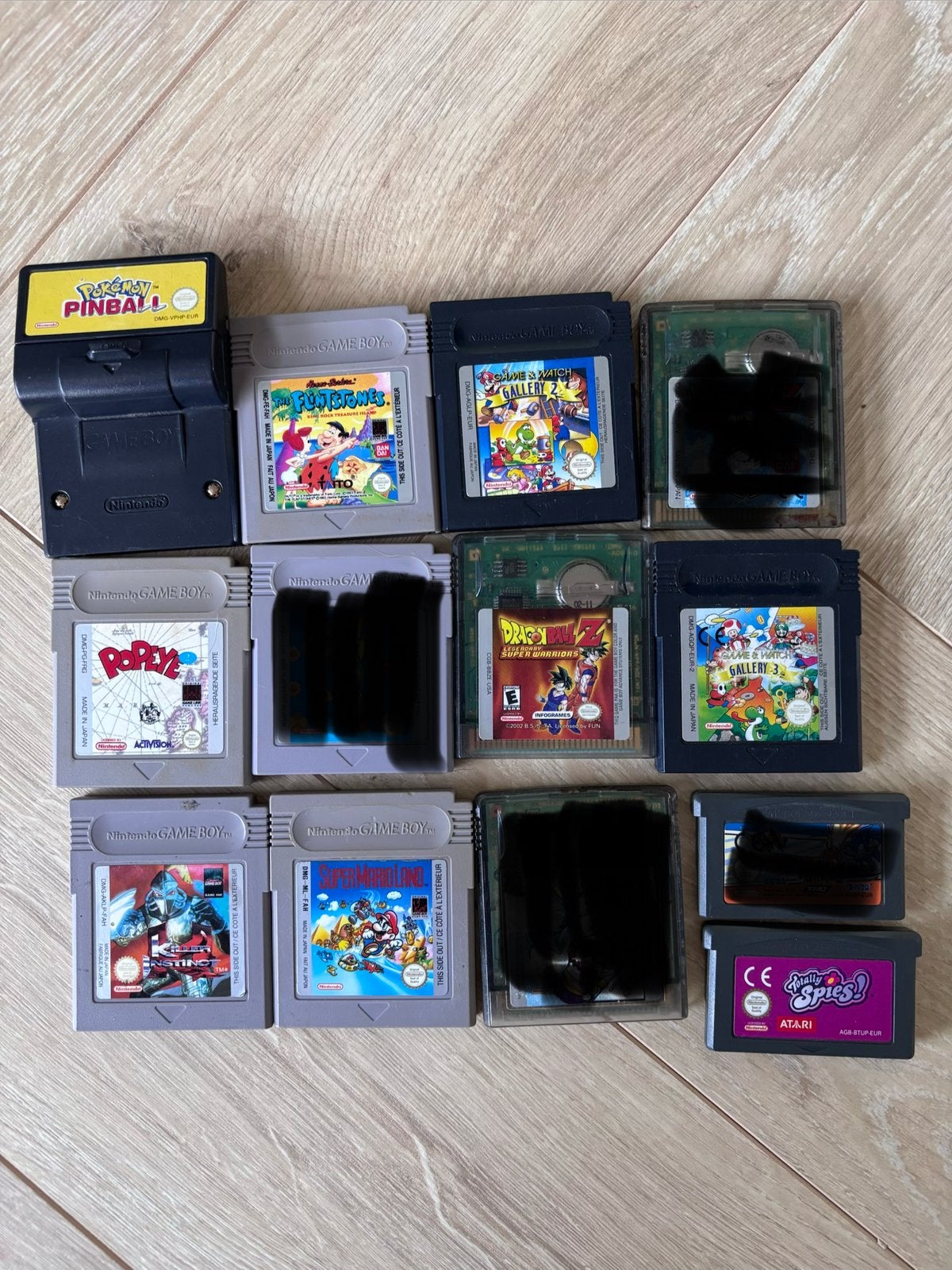GAMEBOYSPELLEN OA POKEMON PINBALL, FLINTSTONES, DRAGONBALL Z, Spelcomputers en Games, 1 speler, Ophalen of Verzenden, Zo goed als nieuw
