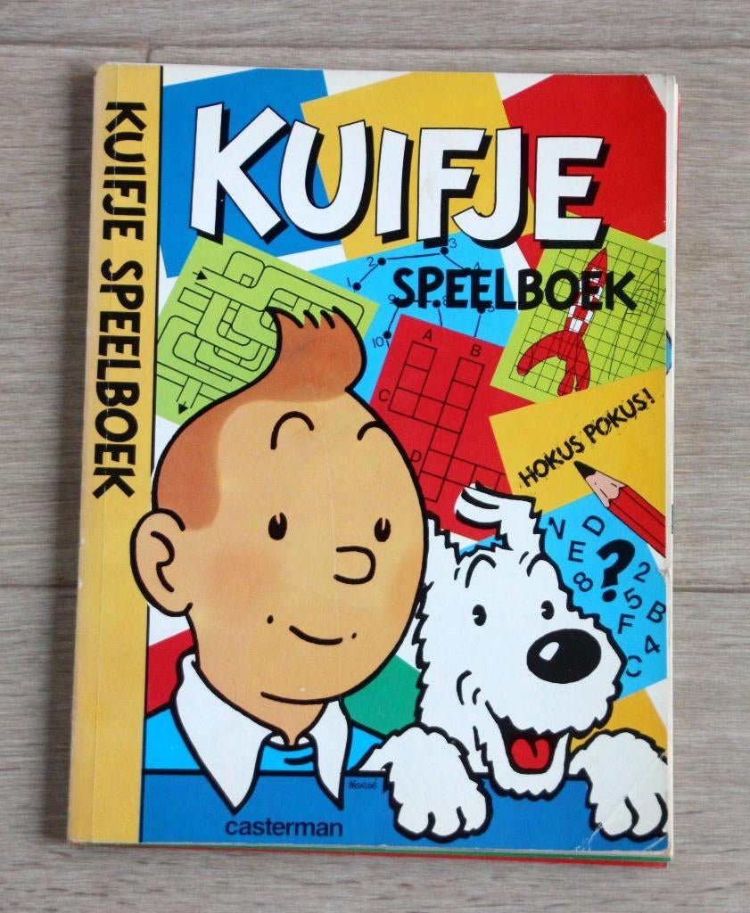 Kuifje speelboek Casterman 1987 Hergé Tintin ongebruikt, Verzenden, Zo goed als nieuw, Meerdere stripboeken, Hergé
