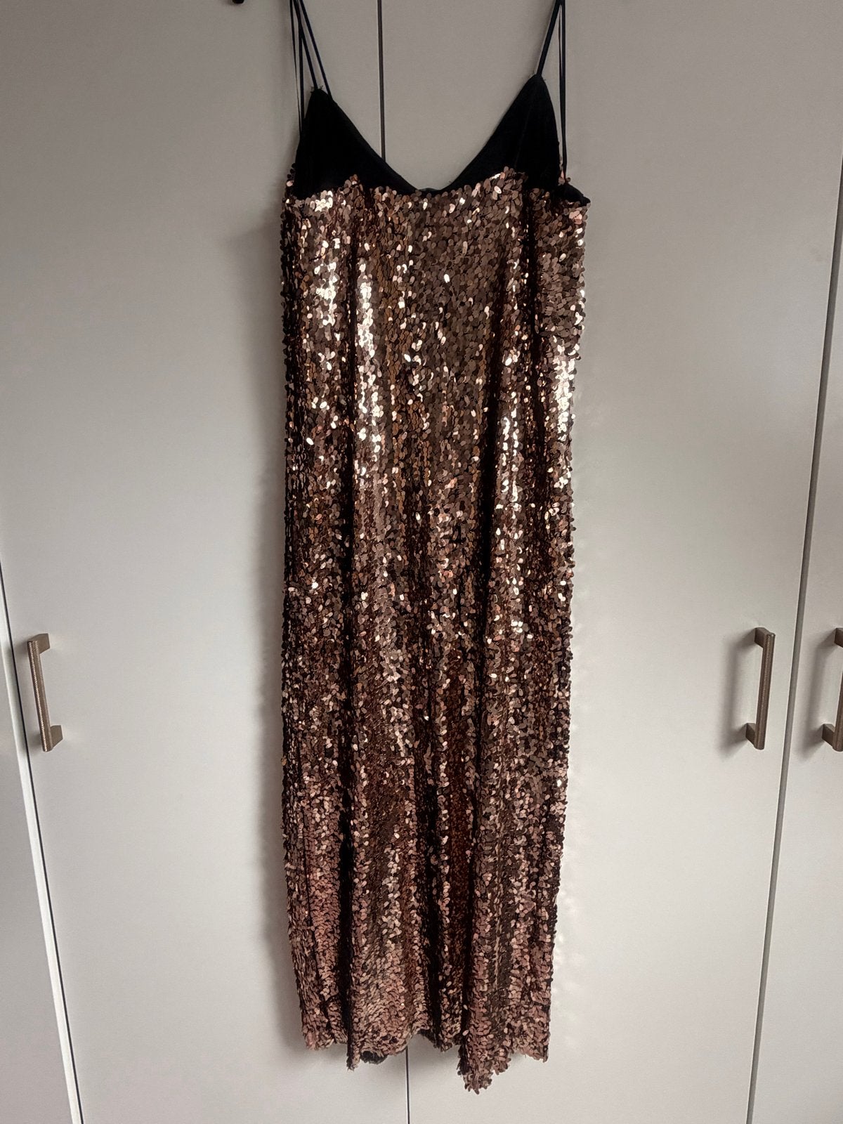 Rose Gouden Gala Jurk - Nieuw - Maat L, Maat 42/44 (L), Nieuw, Ophalen of Verzenden, Roze