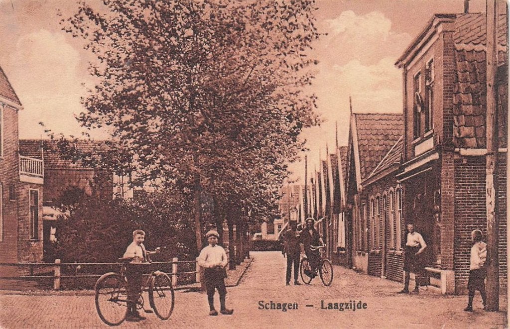 702-128-025 Schagen Laagzijde, Verzenden, Voor 1920, Noord-Holland