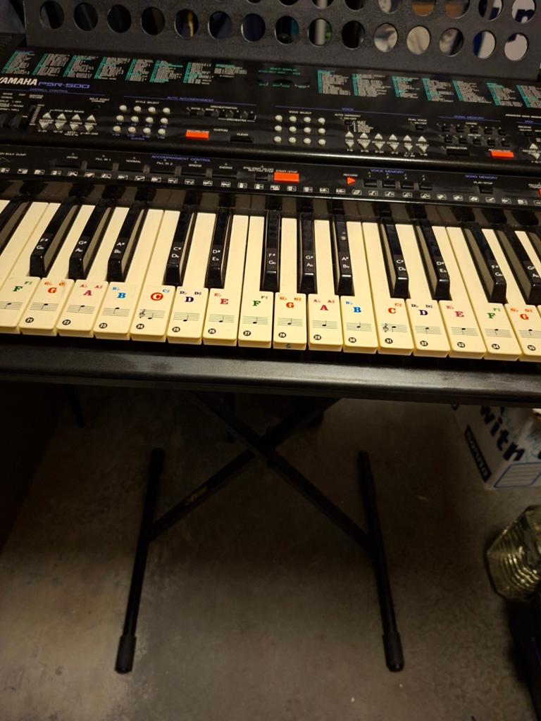 Yamaha PSR-500 Keyboard met standaard, Ophalen of Verzenden
