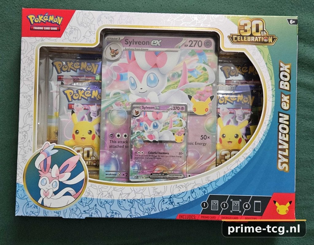 Pokémon 30th Celebration – Sylveon ex Box (m2451010138 ...