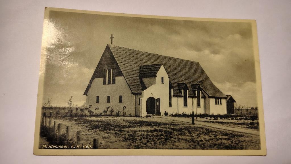 Middenmeer R.K. Kerk, Verzamelen, Ansichtkaarten | Nederland, Ophalen of Verzenden