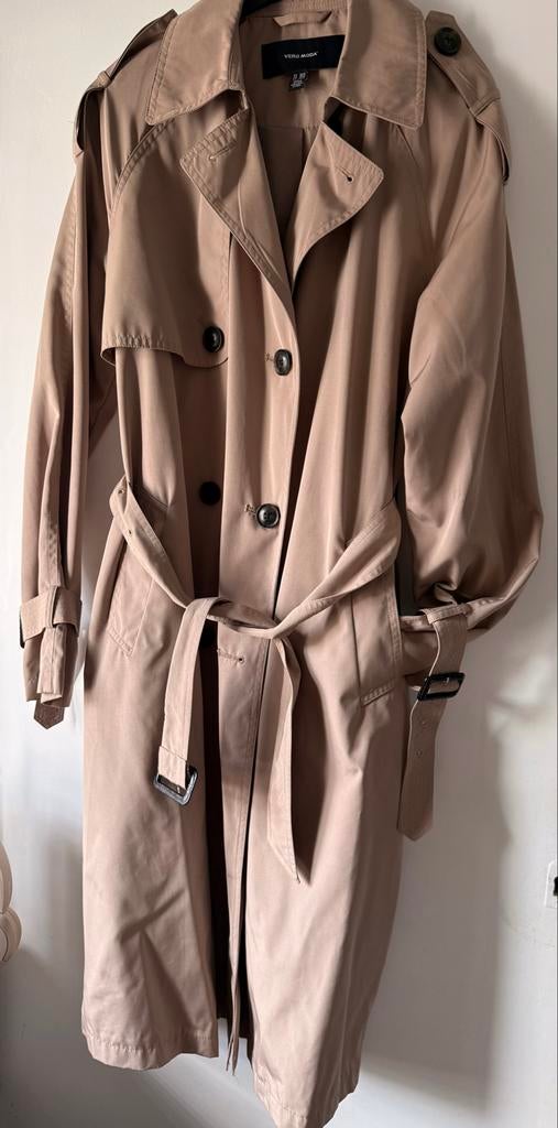 Super mooie trenchcoat maat XS, Ophalen of Verzenden, Zo goed als nieuw, Maat 34 (XS) of kleiner, Beige