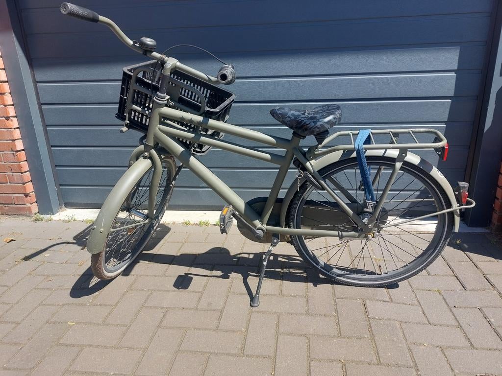 Leger groene Cortina 24inch, Fietsen en Brommers, Minder dan 30 km per accu, Gebruikt, Minder dan 47 cm, Ophalen