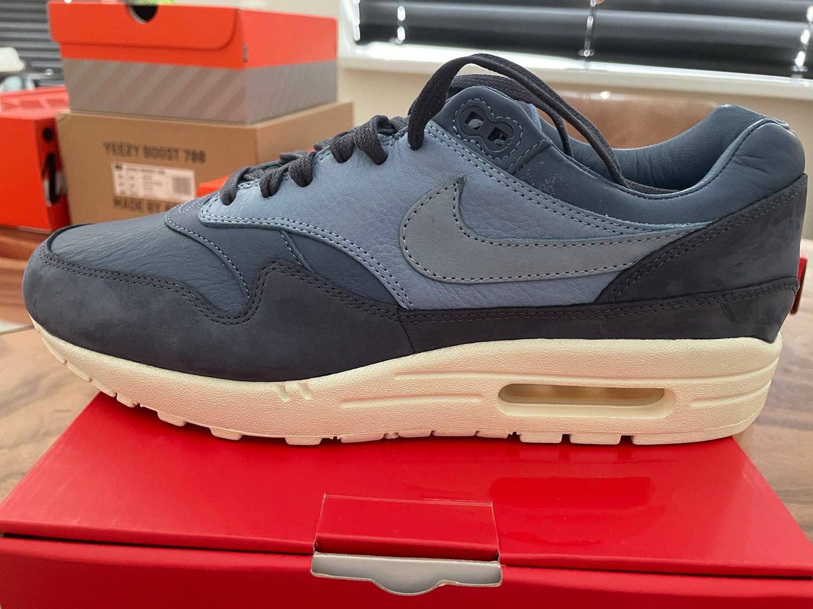 Nike Air Max 1 Pinnacle Ocean Fog, Blauw, Nieuw, Ophalen of Verzenden, Sneakers of Gympen
