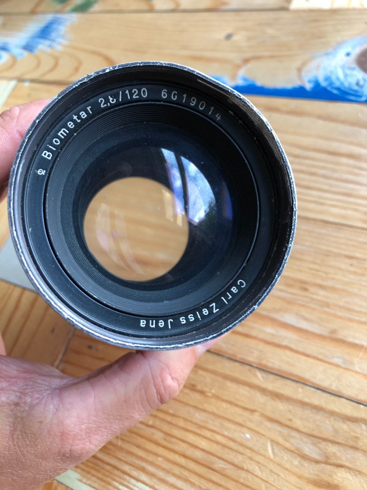 Carl Zeiss Jena Biometar 120mm 2.8, Gebruikt, Overige vattingen, Zeiss, 120 mm