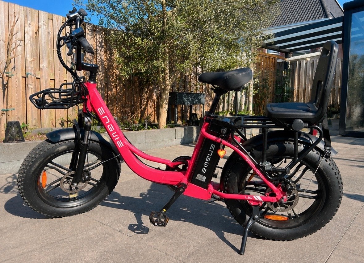 ZGAN ENGWE L20 FATBIKE / E-bike, Fietsen en Brommers, Elektrische fietsen, Zo goed als nieuw, Minder dan 47 cm, 50 km per accu of meer