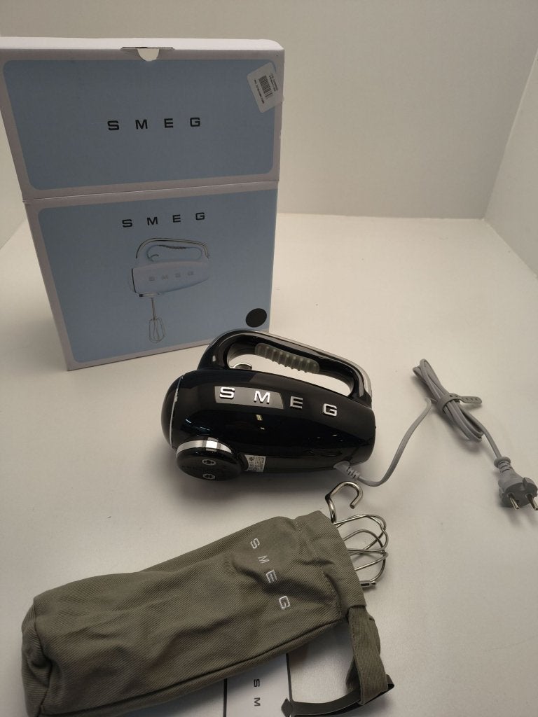 SMEG Handmixer zwart - Retourdeal, Witgoed en Apparatuur, Keukenmixers, Info@mystore.nl, 3 snelheden of meer, Bruggestraat 18