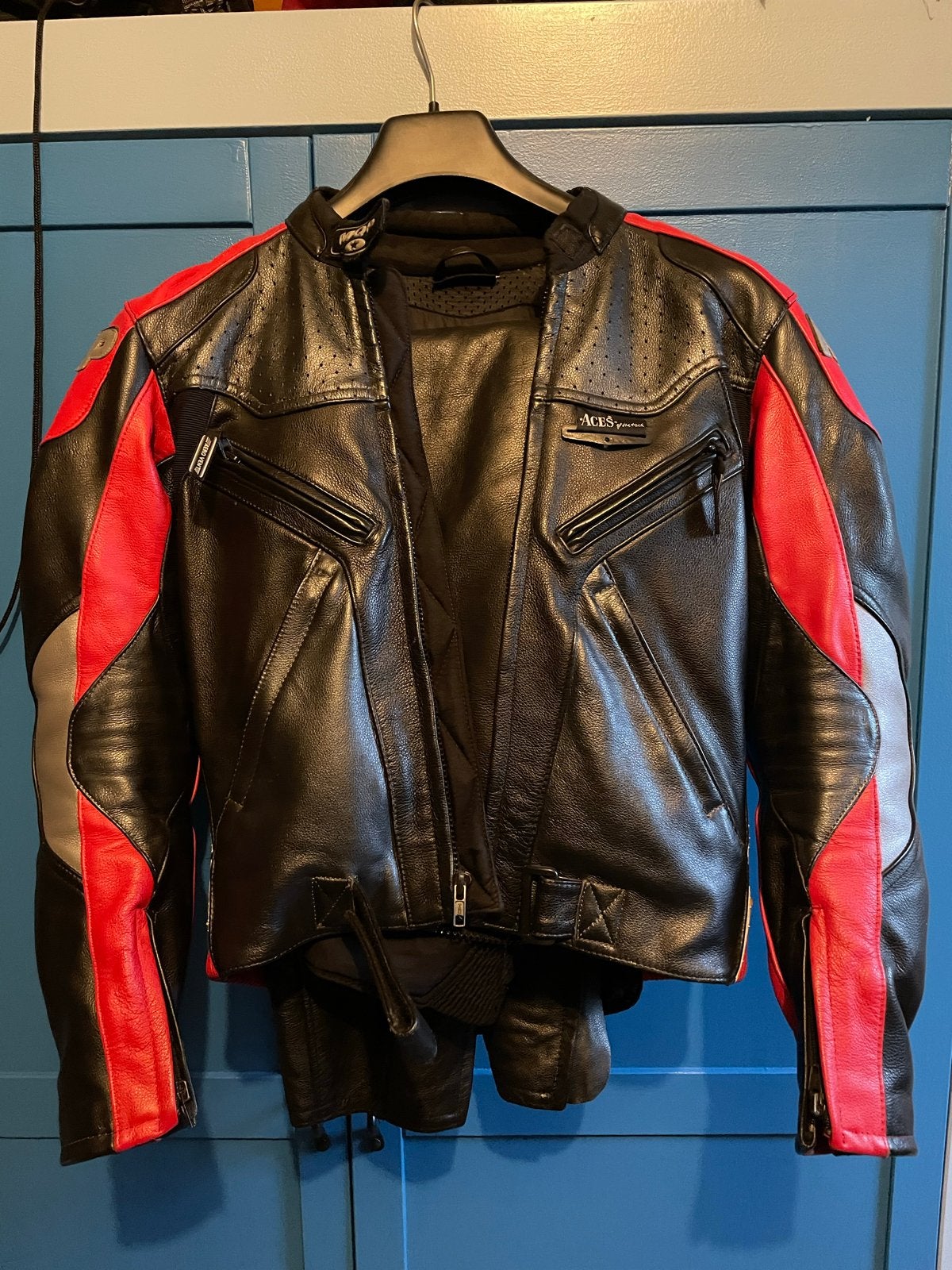 Dames Lederen Motorpak (Jas MQP mt 38/Broek Revenger mt 36), Motoren, Kleding | Motorkleding, Ophalen of Verzenden, Tweedehands