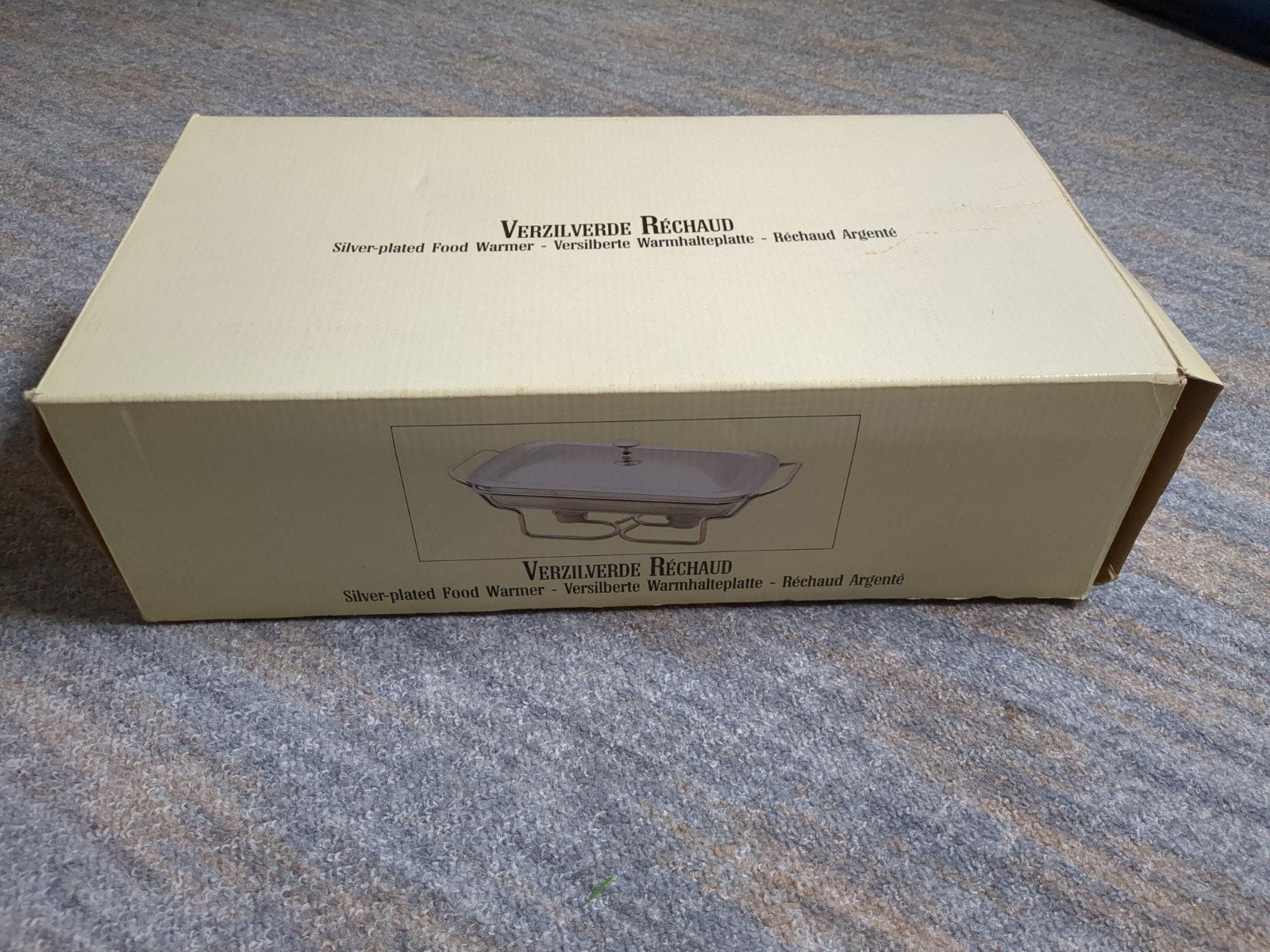 Verzilverde Réchaud - Silver-plated Food Warmer, Overige typen, Ophalen of Verzenden, Metaal, Overige merken