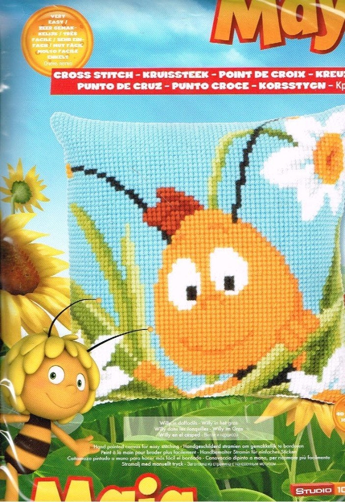 Cado opruiming maya de bij borduurpakket, kussen 9, Ophalen of Verzenden, Nieuw, Patroon