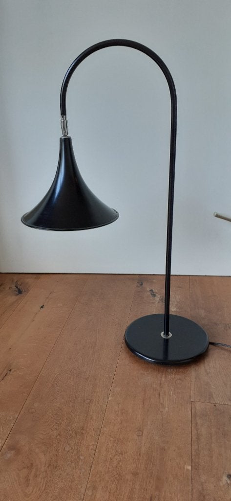 Mooie Hala Trompet Bureaulamp - vintage - design, Huis en Inrichting, Ophalen, Bureaulamp, Gebruikt, E27 (groot)