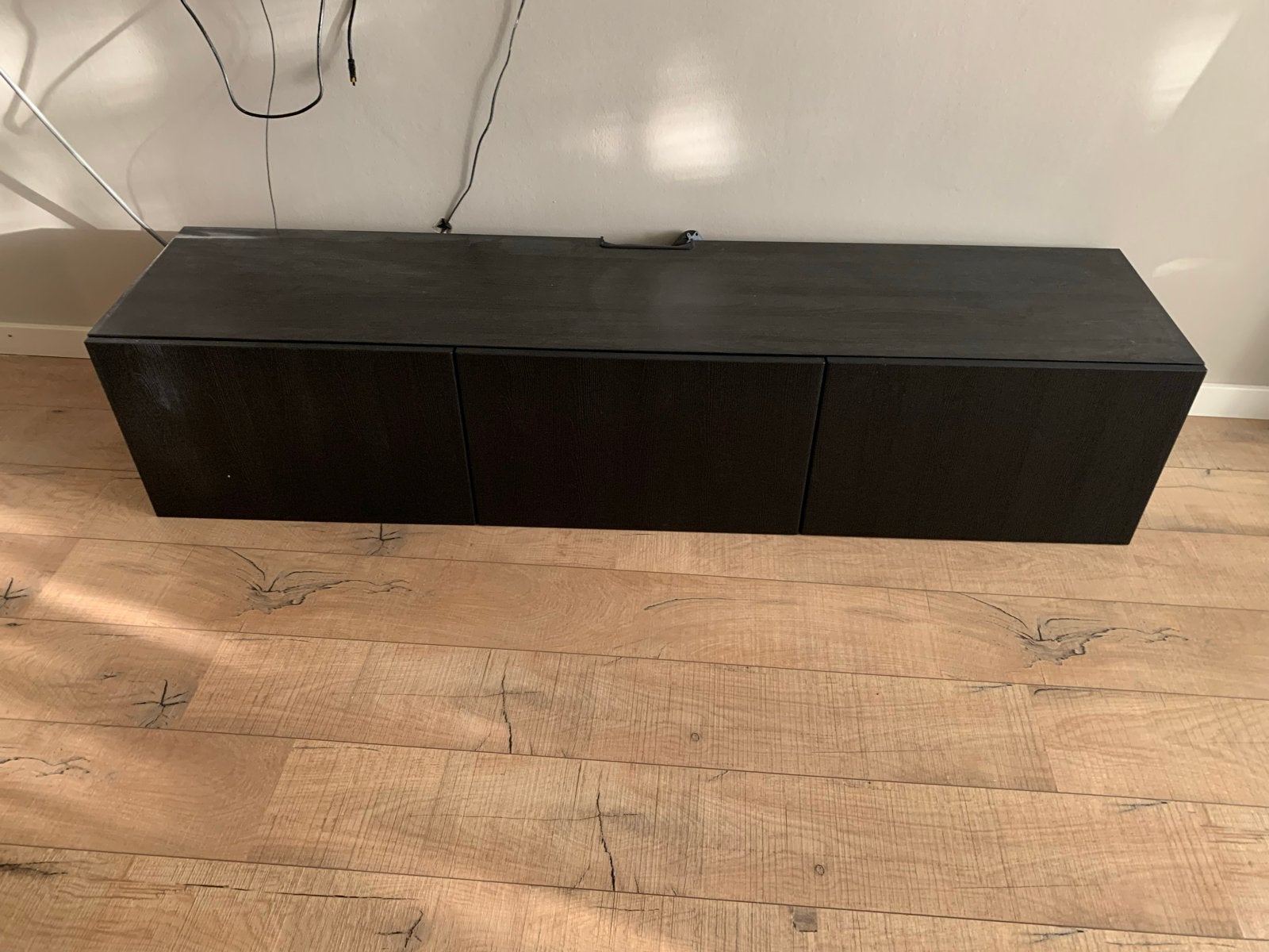 IKEA Besta TV meubel zwart, Huis en Inrichting, Kasten | Televisiemeubels, Ophalen, Overige materialen, Gebruikt, 100 tot 150 cm