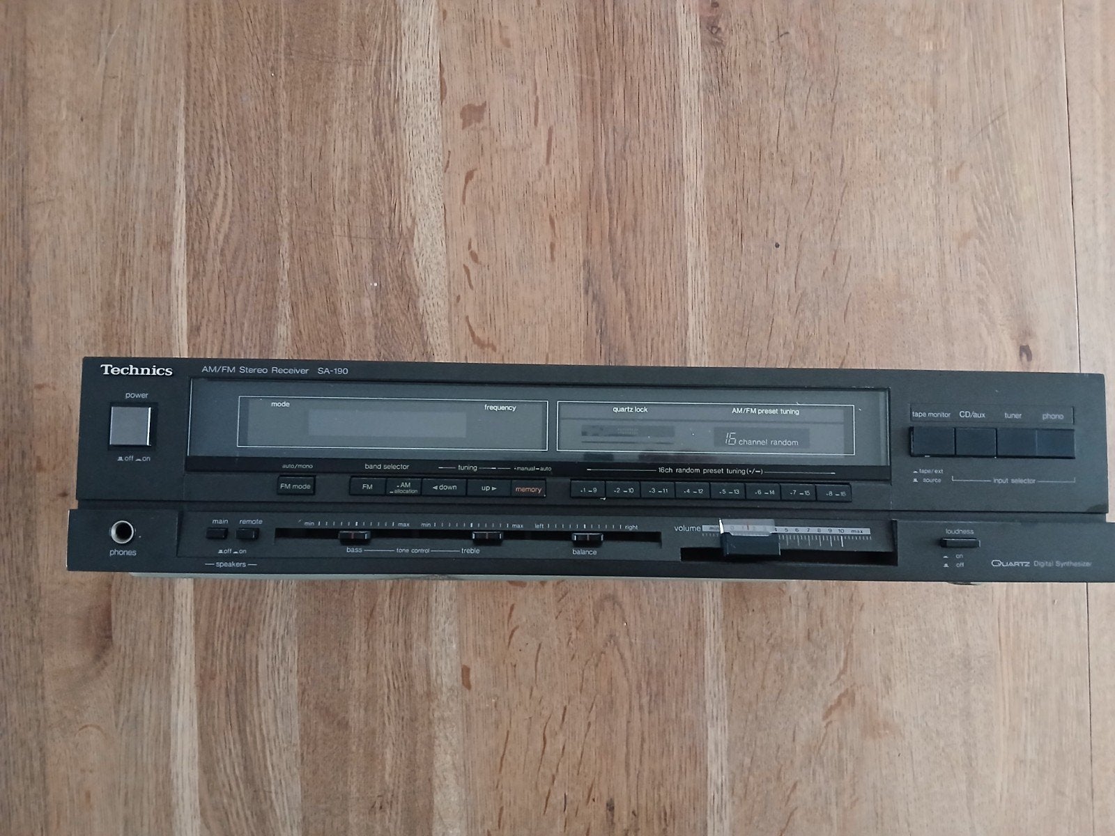 TECHNICS - Sa-190 tuner versterker, Ophalen of Verzenden