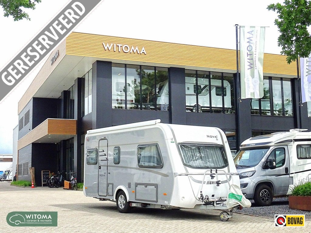 Eriba Nova Light 470 verko0cht, Caravans en Kamperen, Standaardzit, Schokbreker, Bedrijf, Tot en met 3