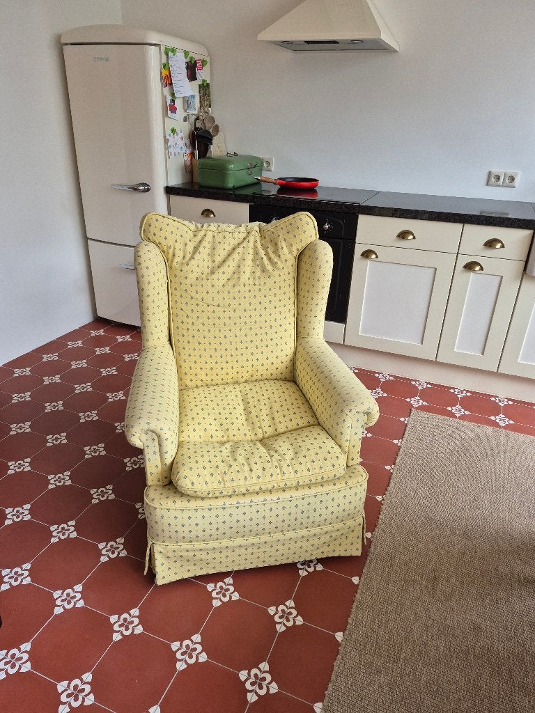 Comfortabele fauteuil, opnieuw gestoffeerd, Ophalen, Gebruikt, Minder dan 75 cm, Landelijk