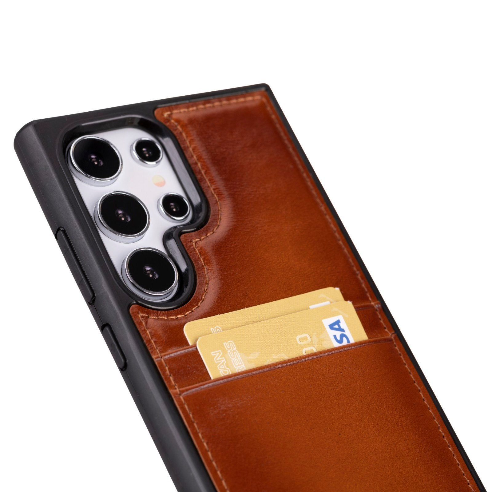Telefoonhoesje %100 Leer, Telecommunicatie, Mobiele telefoons | Hoesjes en Frontjes | Samsung, Ophalen of Verzenden, Nieuw, Hoesje of Tasje