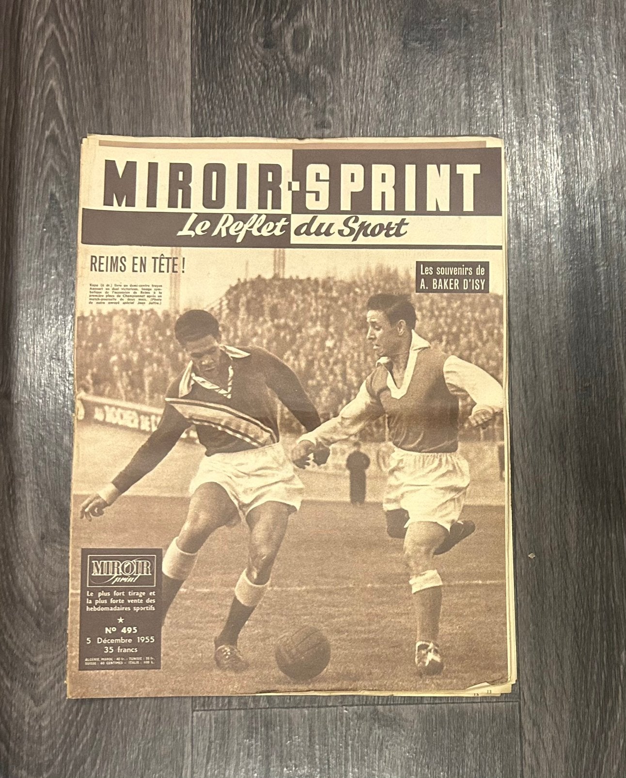 Authentieke Franse sportkrant 1955, Ophalen of Verzenden