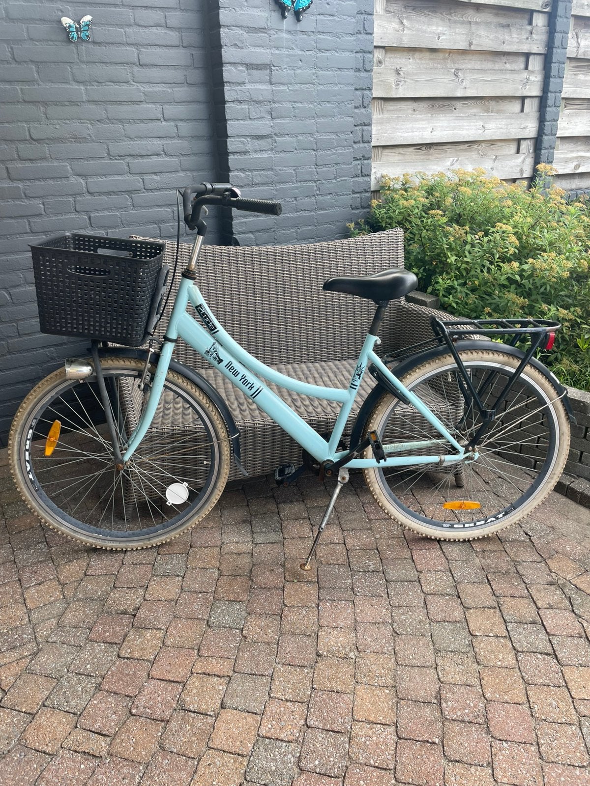 Meisjesfiets 26 inch, Fietsen en Brommers, Terugtraprem, Gebruikt, Handrem, Ophalen