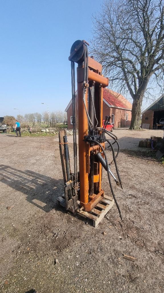 Goede Hefmast met sideshift / hydraulische top stang, Doe-het-zelf en Verbouw, Ophalen, Gebruikt