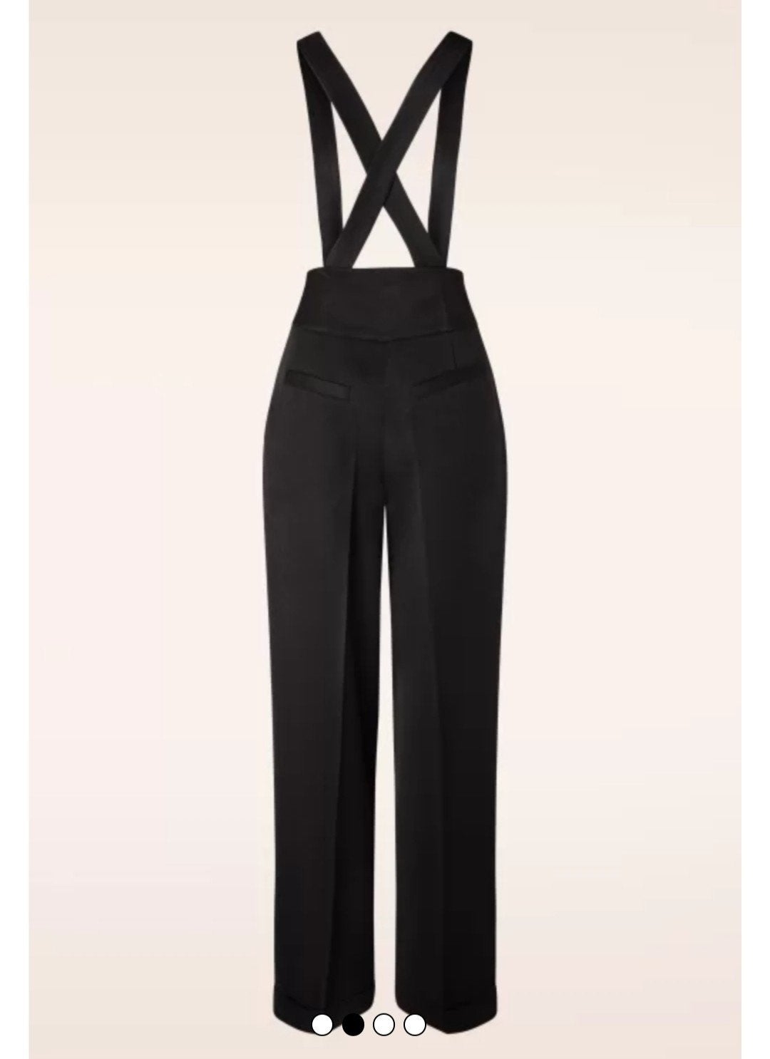 Banned Retro 40s Her Favourite Trousers met bretels XL Grijs, Kleding | Dames, Maat 46/48 (XL) of groter, Ophalen of Verzenden