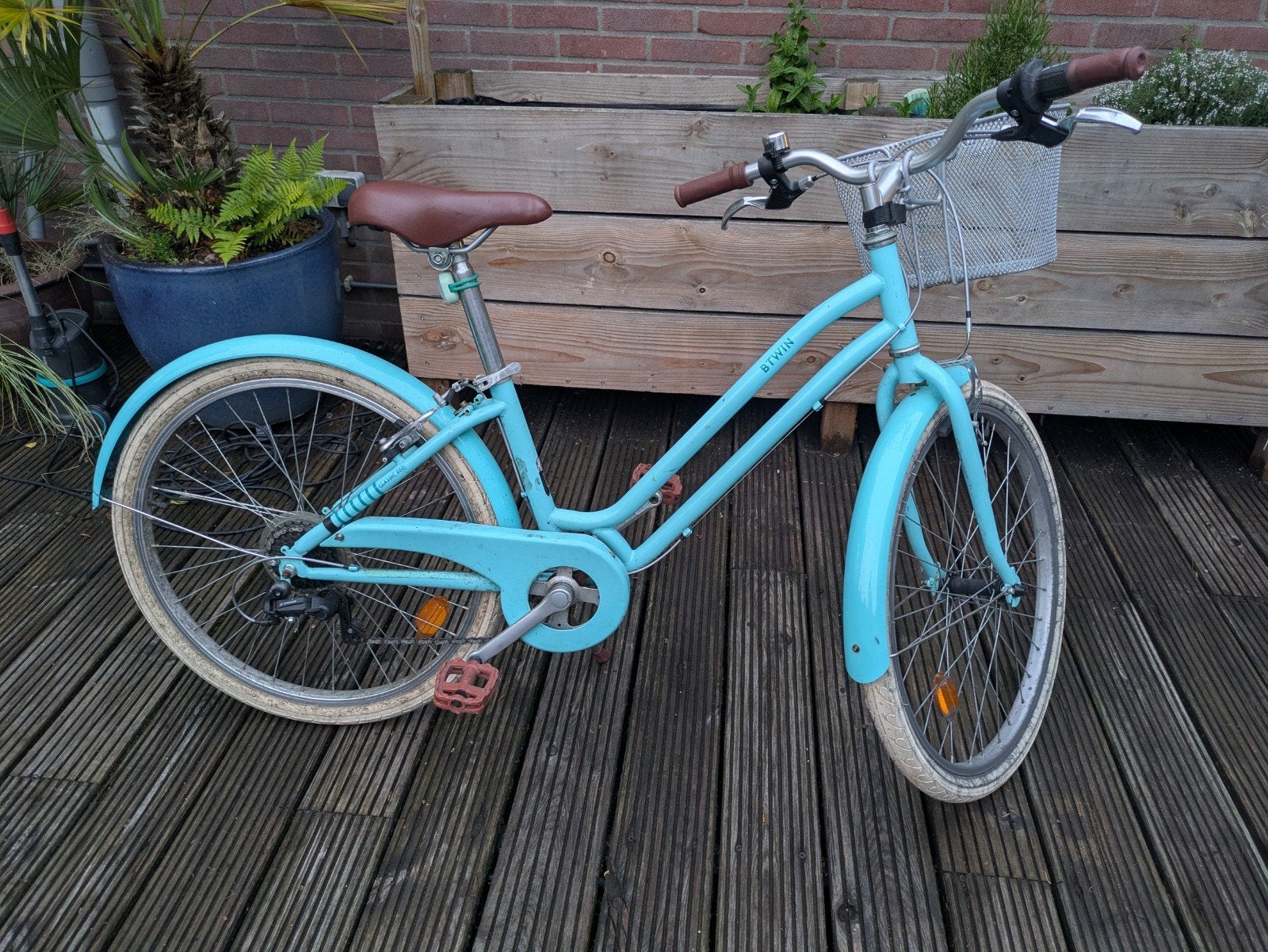 Decathlon fiets 20 inch, Fietsen en Brommers, Fietsen | Meisjes, Ophalen, Gebruikt, 20 inch, Btwin Decathlon