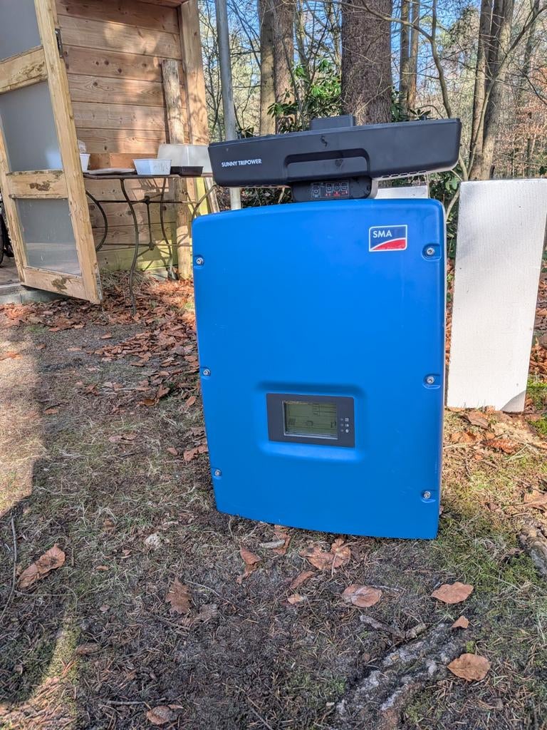 SMA Sunny Tripower Omvormer STP9000TL-20, Doe-het-zelf en Verbouw, Zonnepanelen en Toebehoren, Ophalen, Gebruikt, Compleet systeem