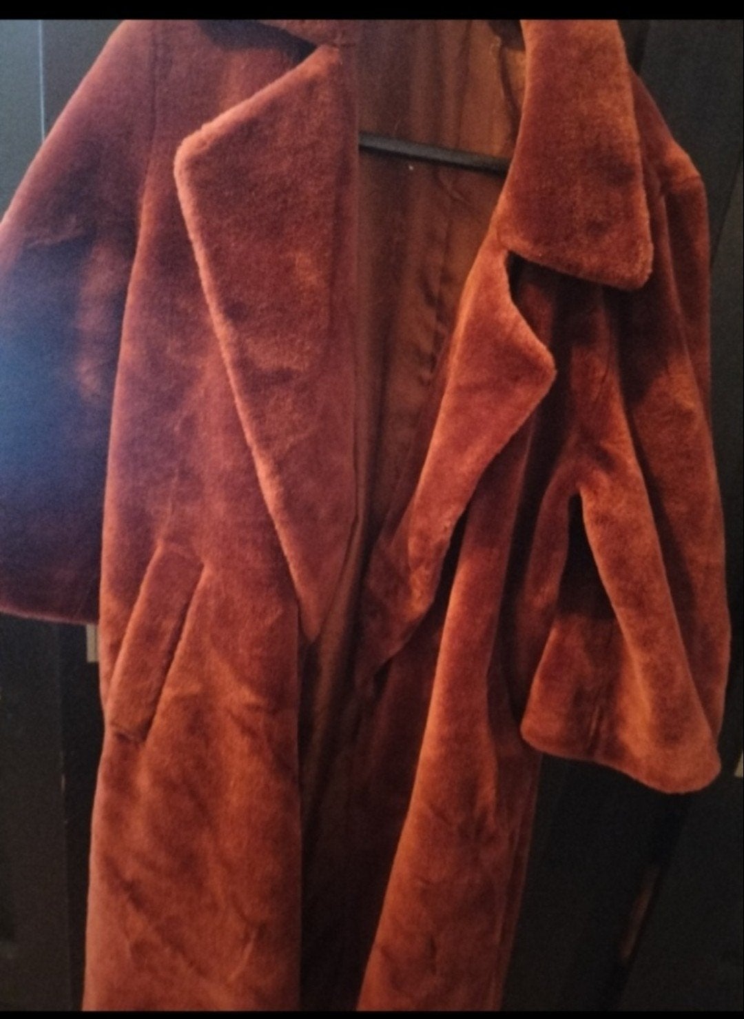 Prachtige cognac/roest bruine wollen jas nieuw, Ophalen of Verzenden, Nieuw, Maat 38/40 (M), Bruin