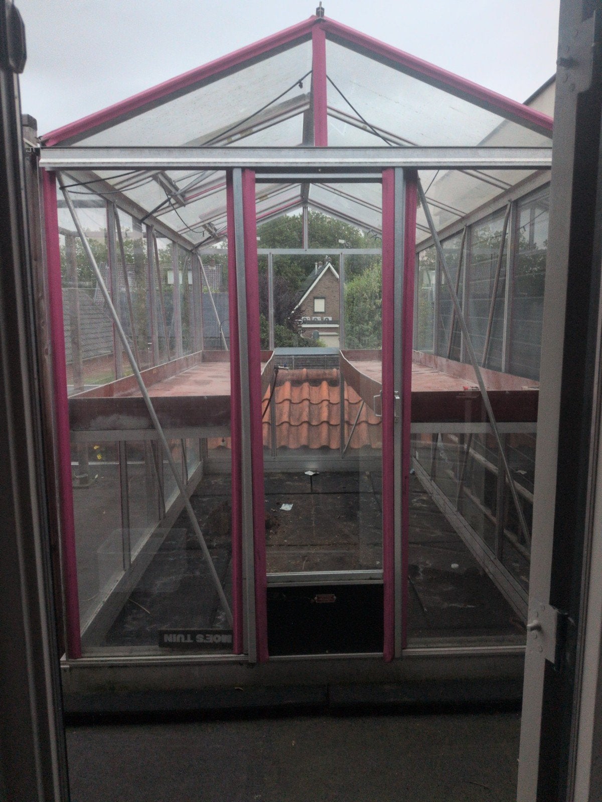 Ruime kas (3x2m) met automatische ramen en beregening, Tuin en Terras, Ophalen, Glas, Aluminium