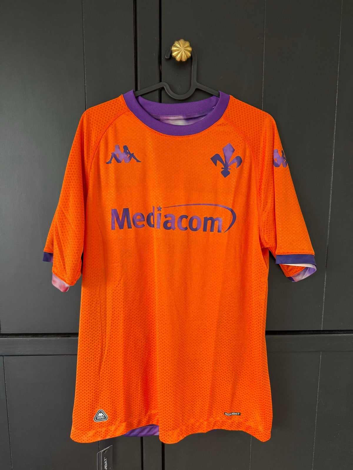Kappa Fiorentina Seizoen 25/26 Fourth Maat M, Kleding | Heren, Sportkleding, Maat 48/50 (M), Nieuw, Oranje, Ophalen of Verzenden