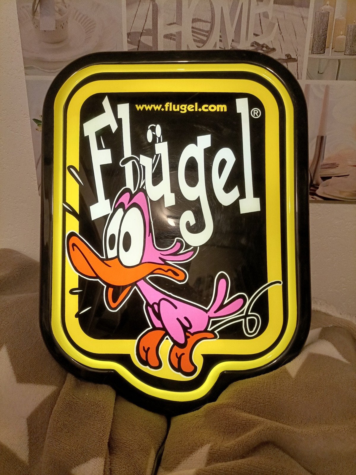 Flügel lichtbak zeer zeldzaam, Ophalen, Zo goed als nieuw, Reclamebord, Plaat of Schild, Overige merken