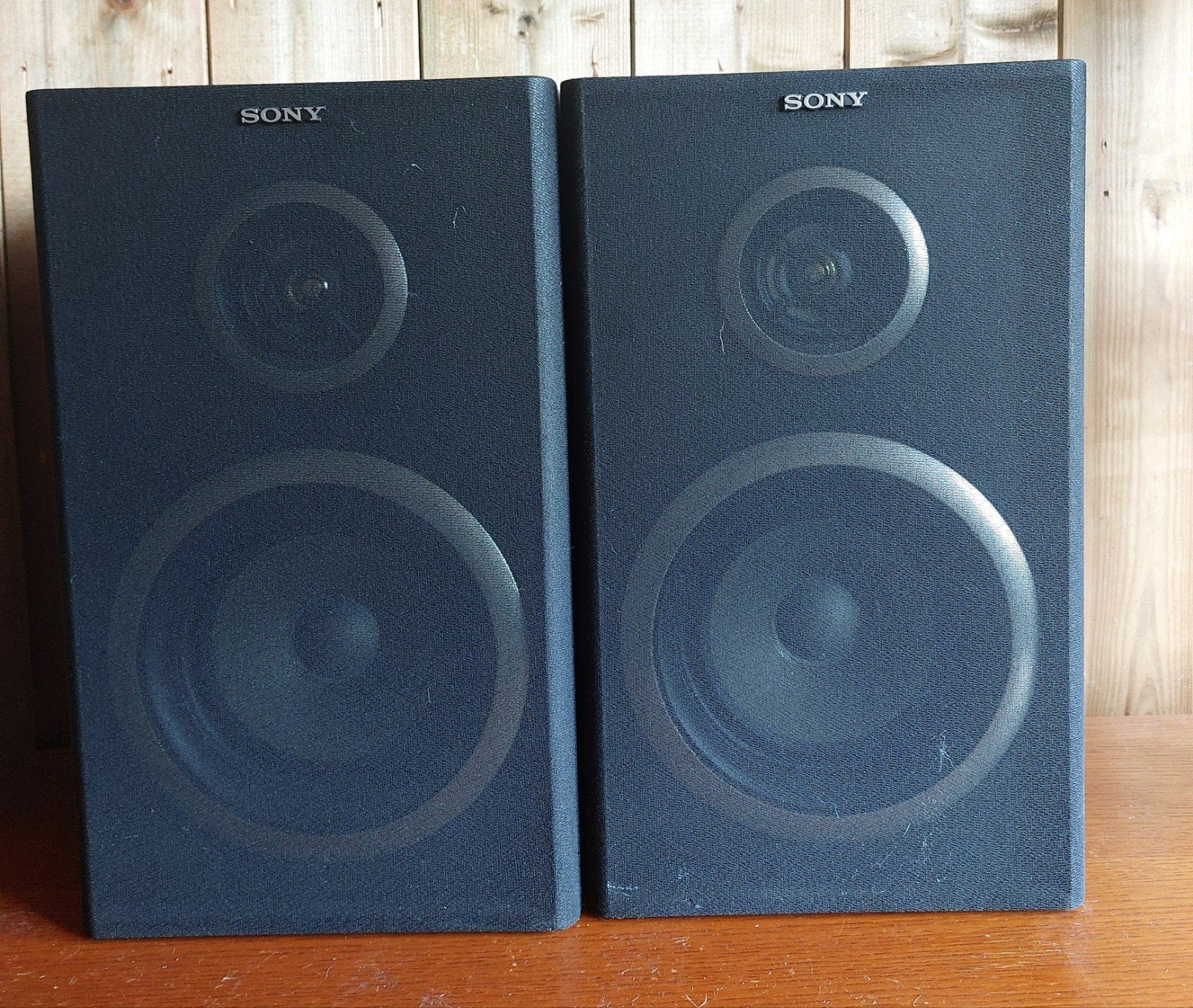 Setvsn 2 Sony SS-A202  boxen, Audio, Tv en Foto, Luidsprekers, Ophalen, Stereo speakers, Gebruikt, Inclusief kabels