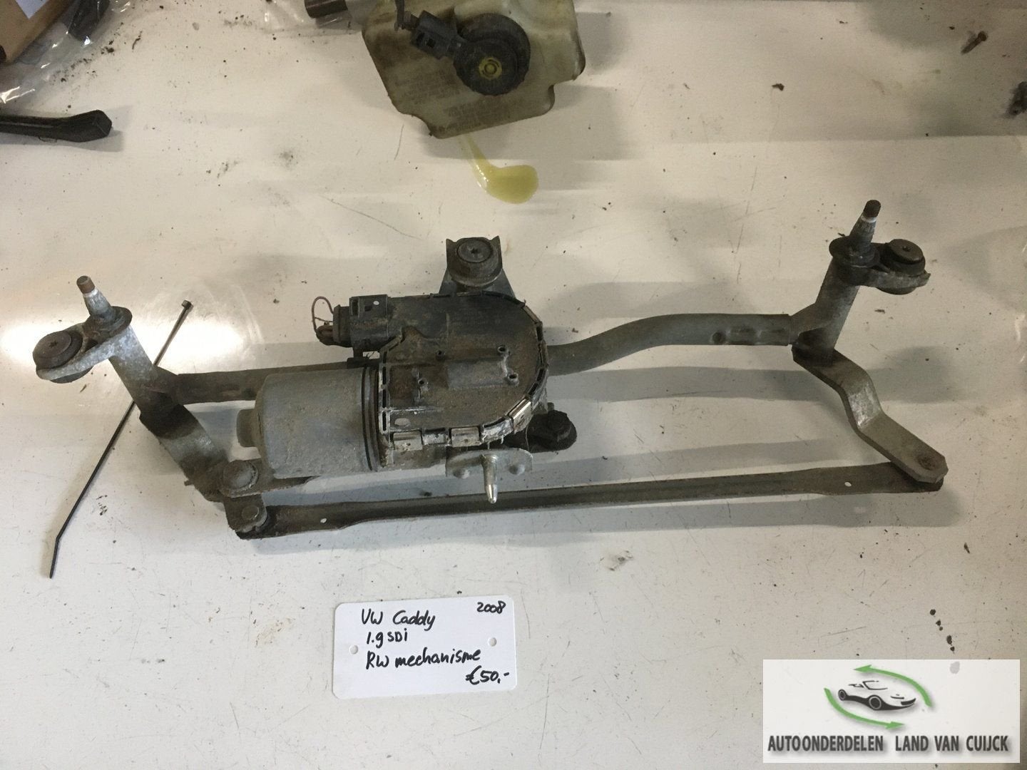 Vw Caddy 1.9 sdi 2008 Ruitenwissermechanisme met motor, Gebruikt, -, -, Ophalen of Verzenden