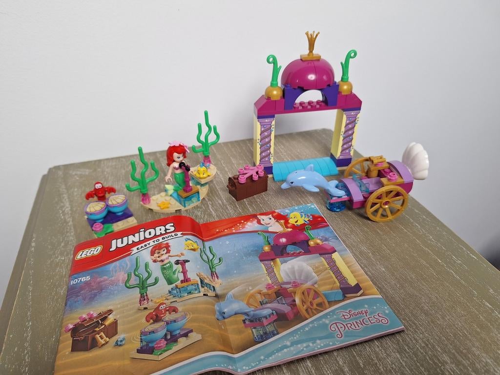 Lego Disney 10765 - Ariel's Onderwaterconcert, Ophalen of Verzenden, Zo goed als nieuw, Complete set, Lego