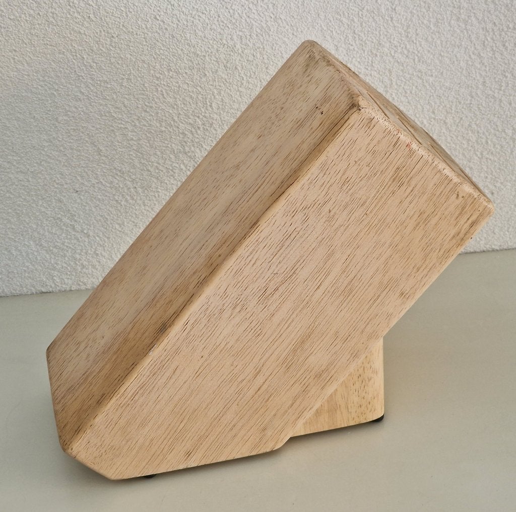 messenblok - gebruikt - merkloos, Overige typen, Ophalen of Verzenden, Gebruikt, Hout