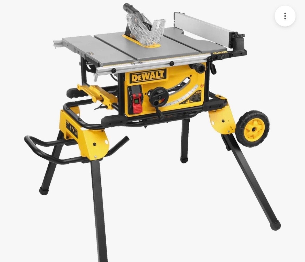 DeWalt tafelzaag DWE7492-QS - Nieuwstaat, Doe-het-zelf en Verbouw, Cirkelzaag, 70 mm of meer, Ophalen of Verzenden, Zo goed als nieuw