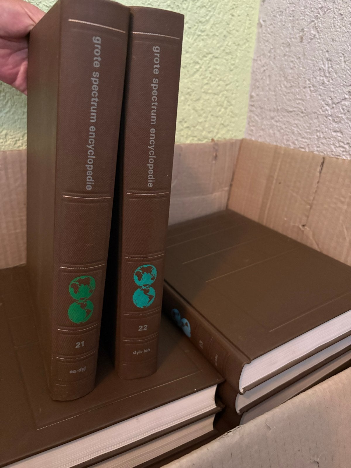 Grote Spectrum Encyclopedie - Complete 24-delige serie, Boeken, Ophalen, Gelezen, Algemeen, Complete serie