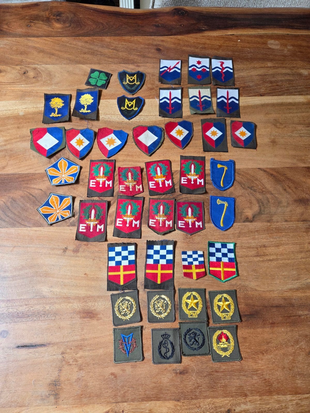 lot nl patches, Ophalen of Verzenden, Landmacht, Nederland, Embleem of Badge