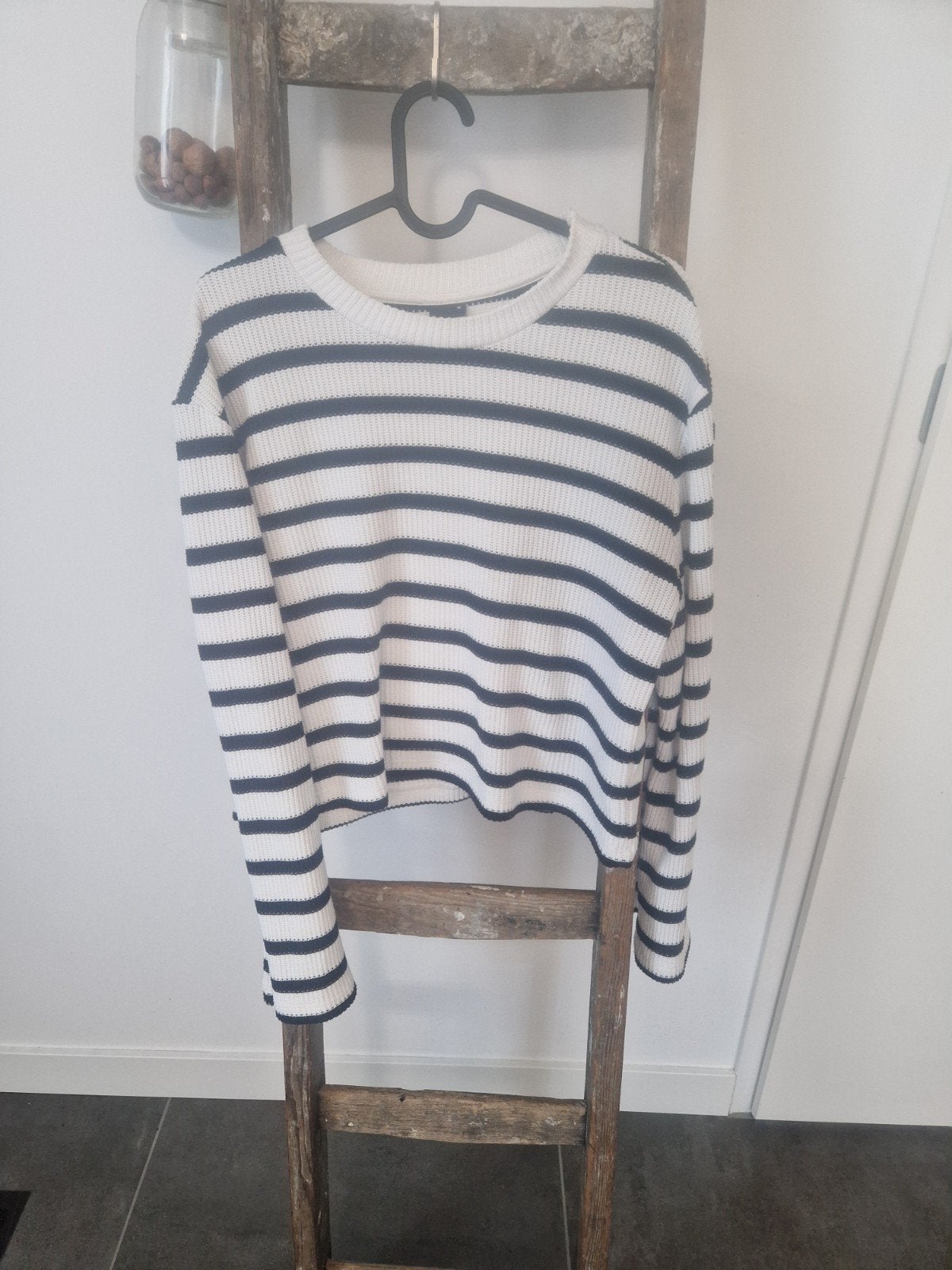 Gina Tricot gestreepte trui maat M, Kleding | Dames, Truien en Vesten, Maat 38/40 (M), Gina Tricot, Wit, Ophalen of Verzenden