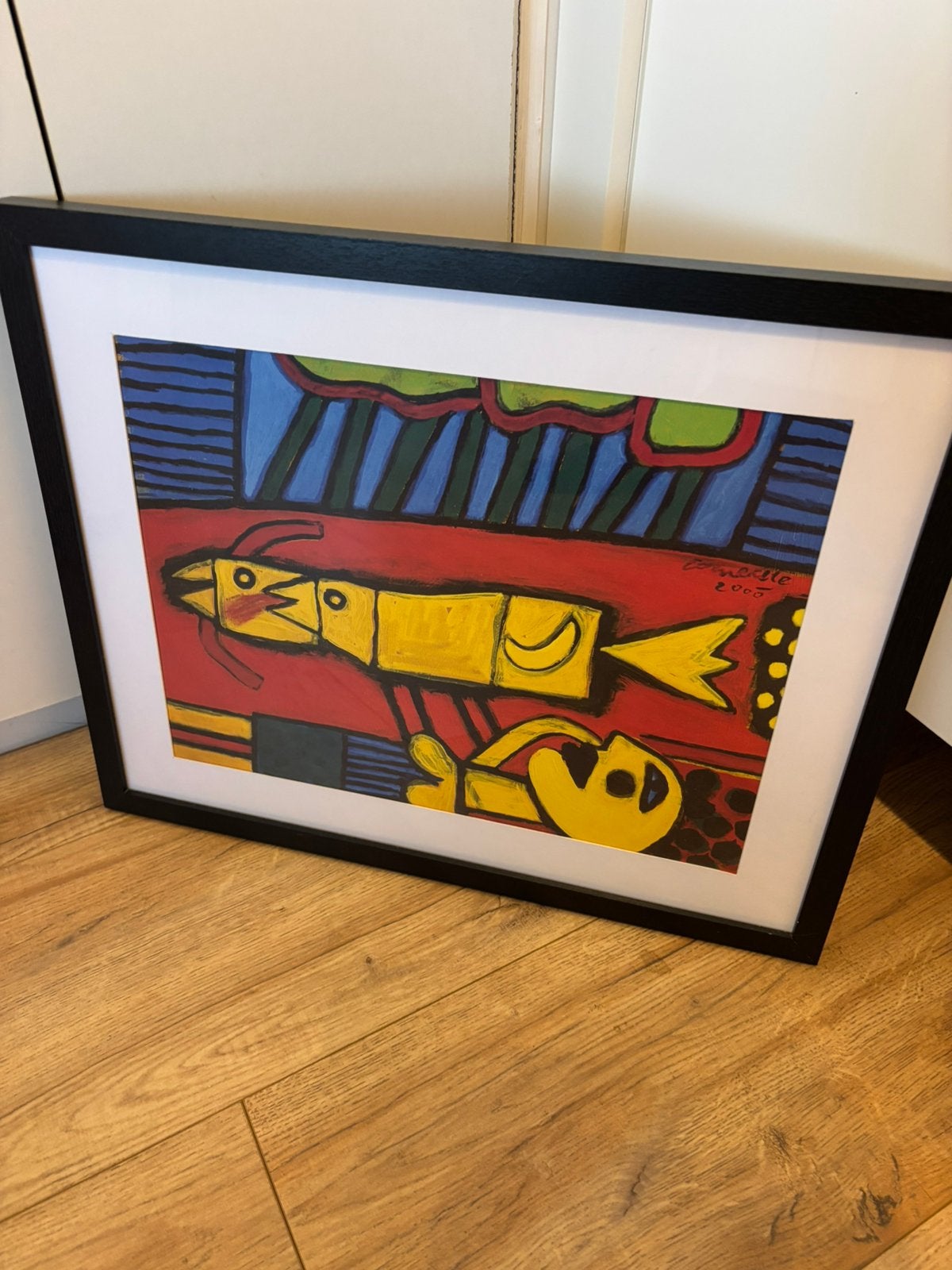 Corneille druk in leuke lijst met passe partout, Antiek en Kunst, Kunst | Litho's en Zeefdrukken, Ophalen