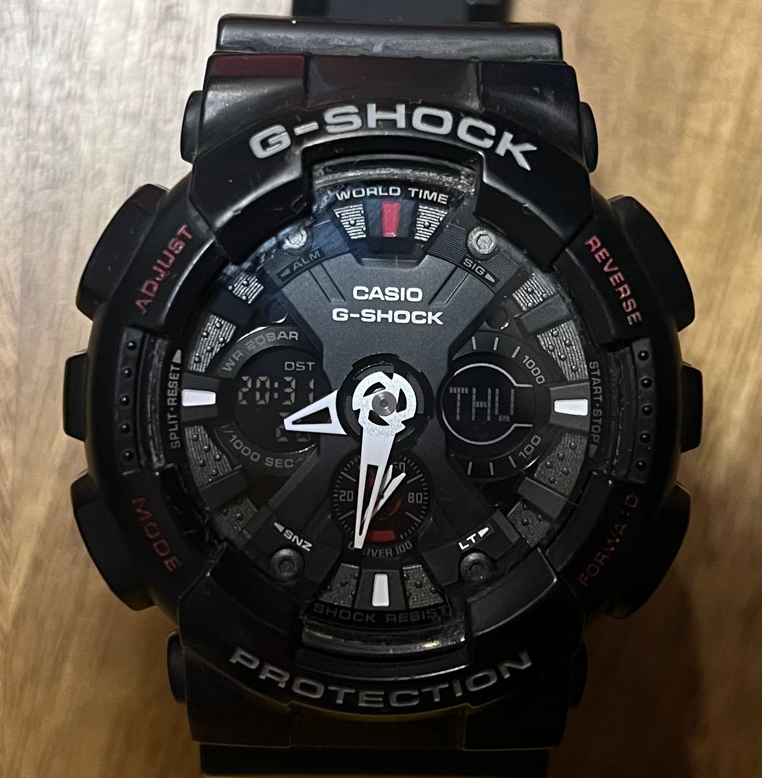 Casio G-Shock GA-120, Casio, Kunststof, Polshorloge, Ophalen of Verzenden