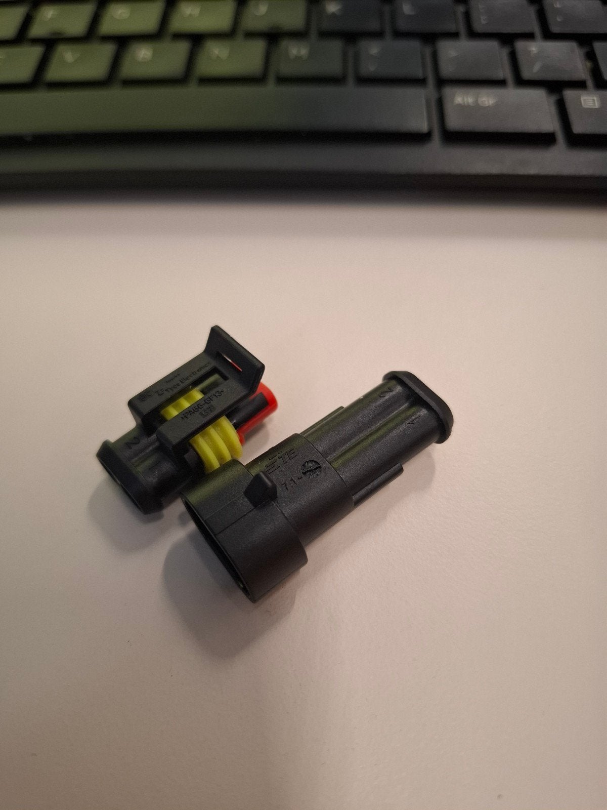 Waterdichte 2-pins connector set voor auto/motor, Ophalen, Nieuw, Universele onderdelen