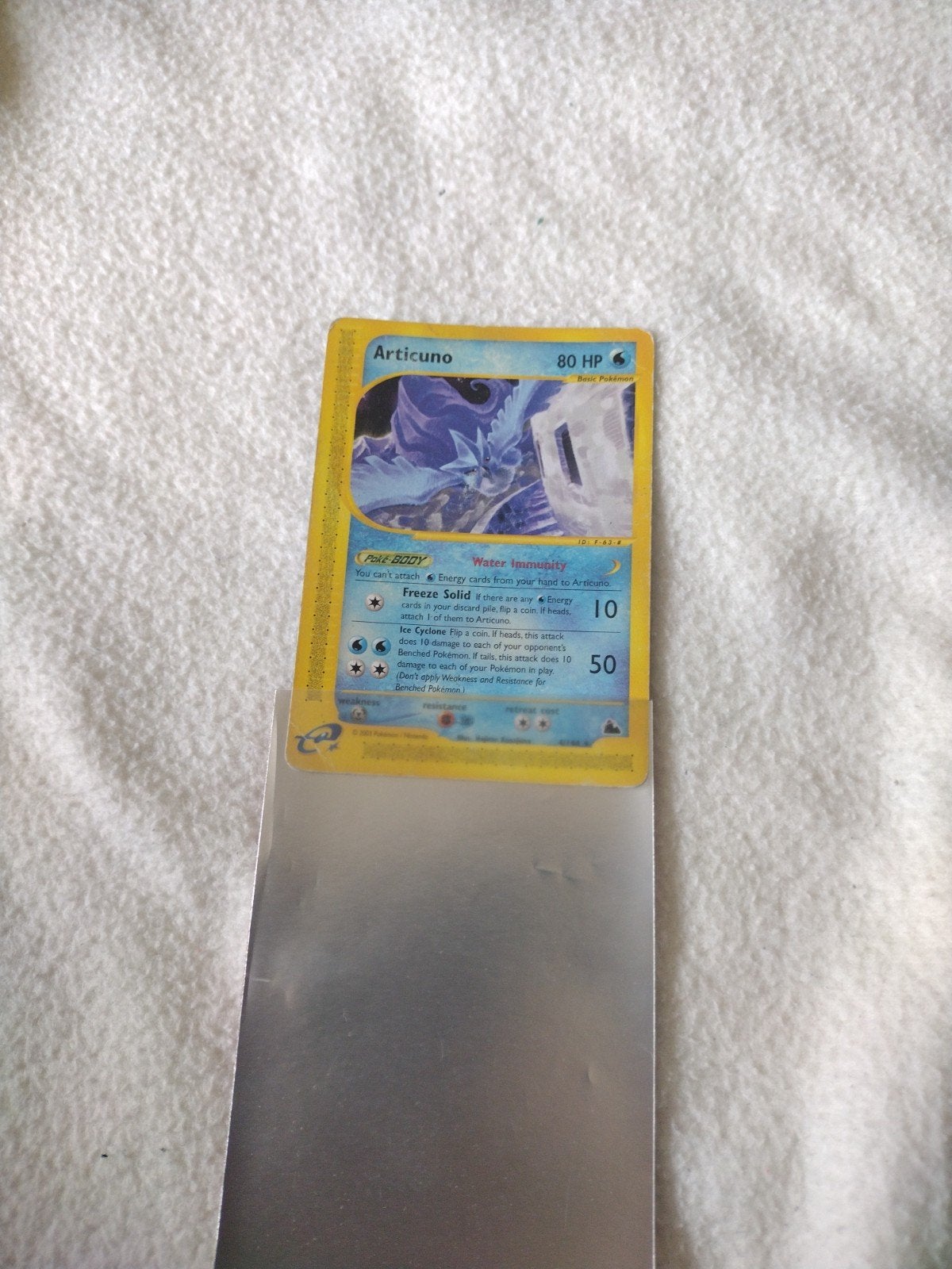 Pokémon kaart Articuno, Ophalen of Verzenden, Gebruikt, Losse kaart