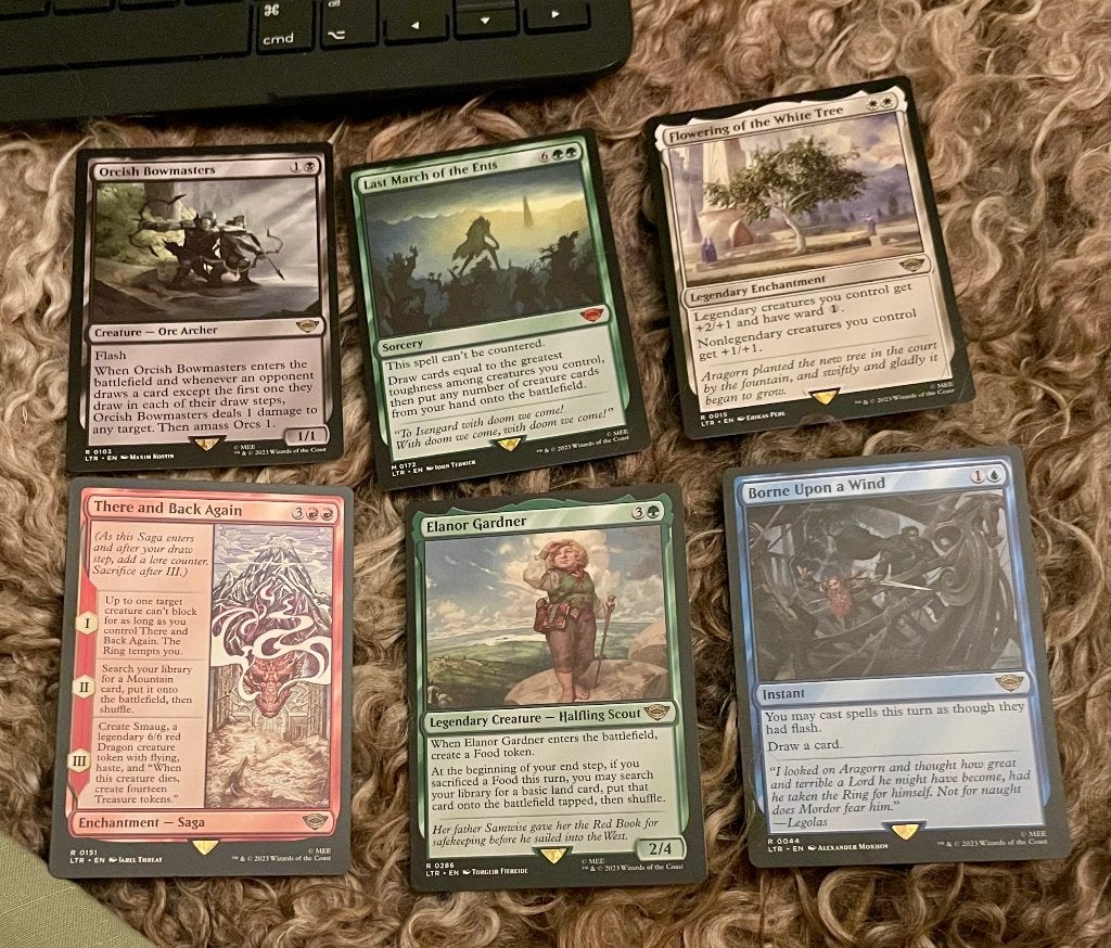 Lord of the Rings, Tales of Middle Earth, rare + mythic rare, Ophalen of Verzenden, Nieuw, Meerdere kaarten